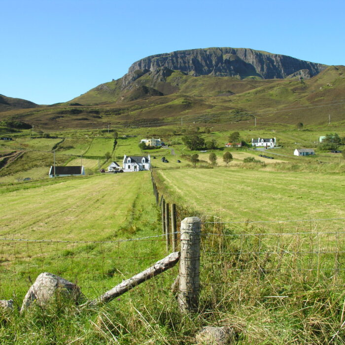 Croft land, fencing